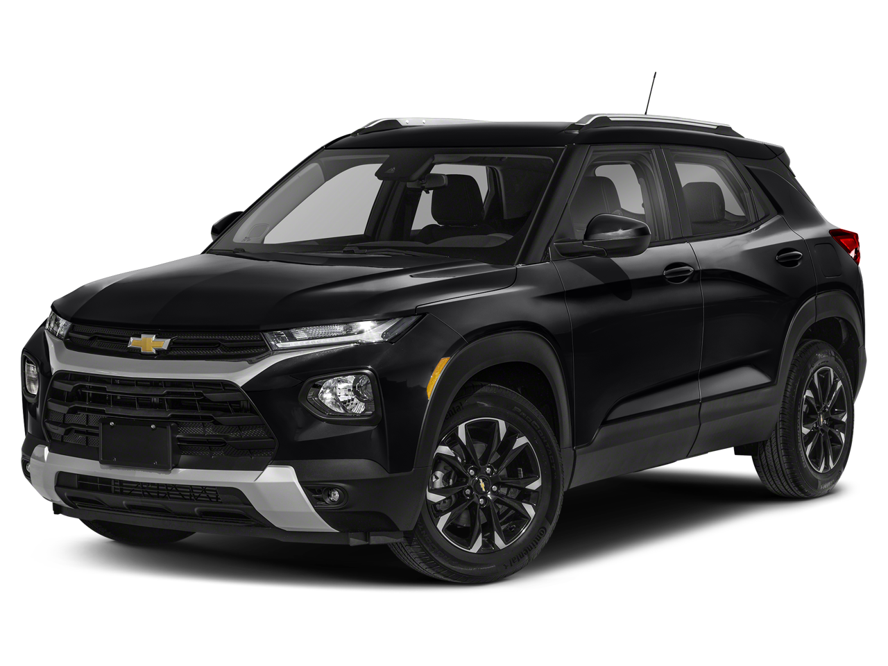 2023 Chevrolet TrailBlazer LT in Mosaic Black Metallic — front three-quarter view