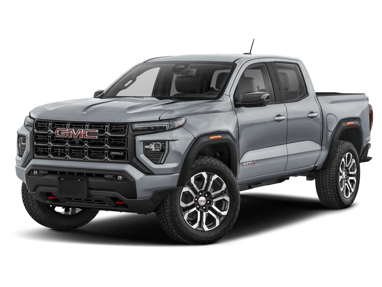 2026 GMC Canyon AT4 in Onyx Black — front three-quarter view