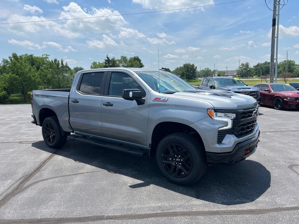 2026 Chevrolet Silverado 1500 LT Trail Boss in Sterling Gray Metallic — front three-quarter view