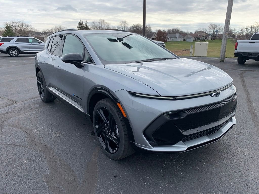 2024 Chevrolet Equinox EV 2RS in Sterling Gray Metallic — front three-quarter view