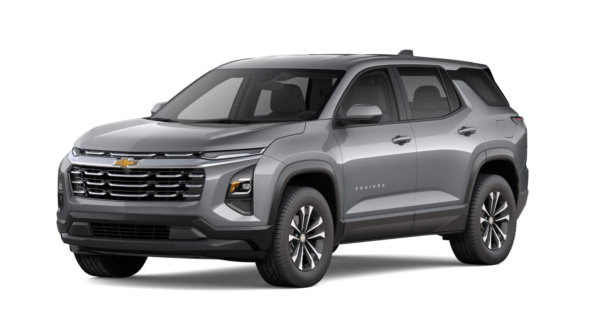 2027 Chevrolet Equinox FWD LT in Sterling Gray Metallic — front three-quarter view
