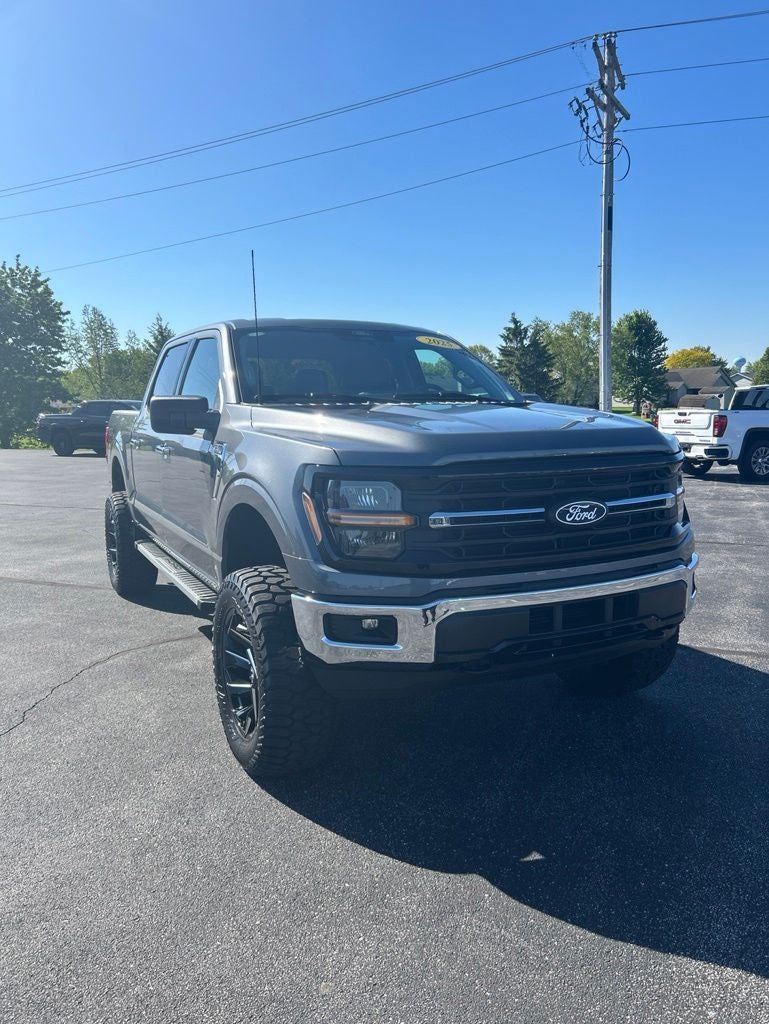 2025 Ford F-150 XLT in Gray — front three-quarter view