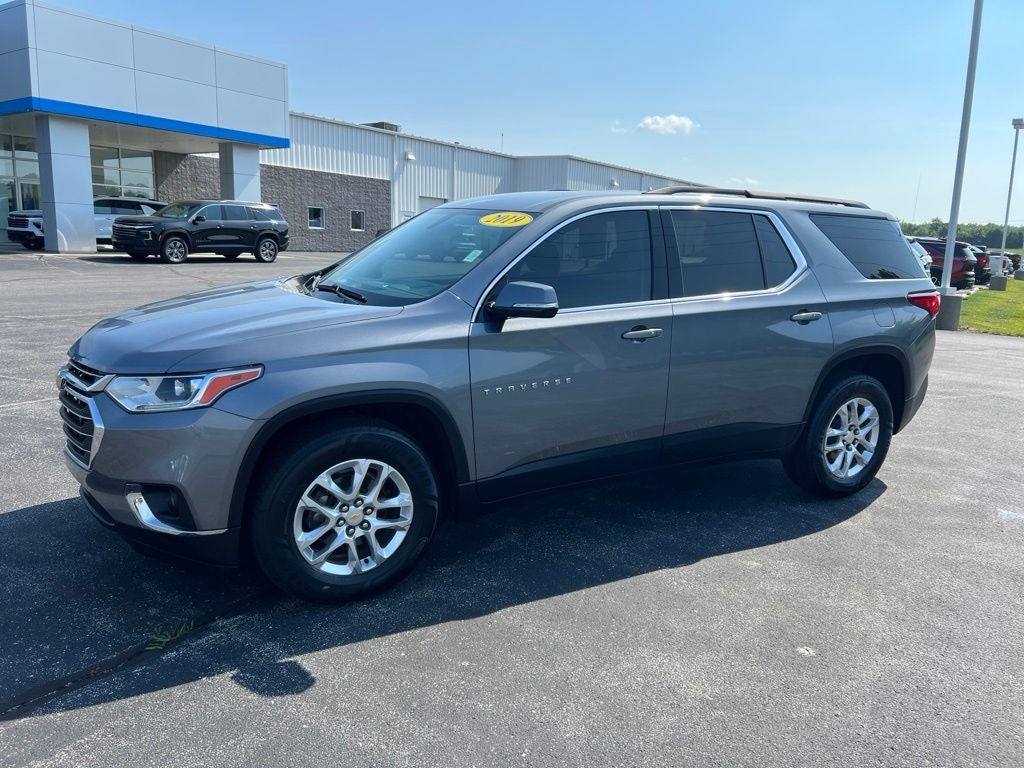 2019 Chevrolet Traverse — rear three-quarter view