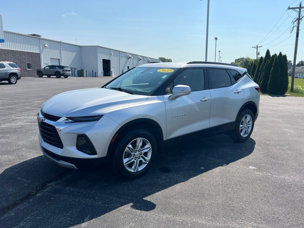 2022 Chevrolet Blazer — rear three-quarter view